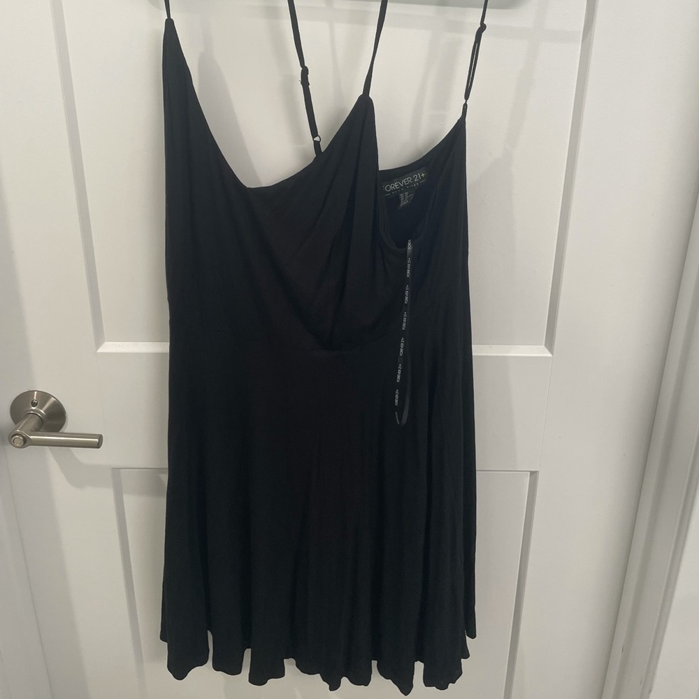 Never Worn Forever 21 Plus Black Skater Dress